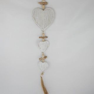 Ribbed Solid Heart Strand 17cm x 85cm long