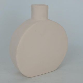 Sahara Disc Vase Blush 21cm x 23.5cm high