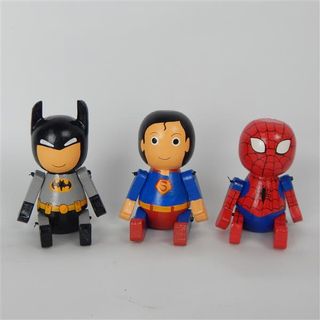 Superhero Minis Batman/Superman/Spiderman 10cm high