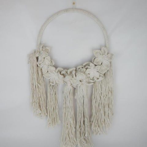 Black Macrame Wall Hanging 50cm x 90cm