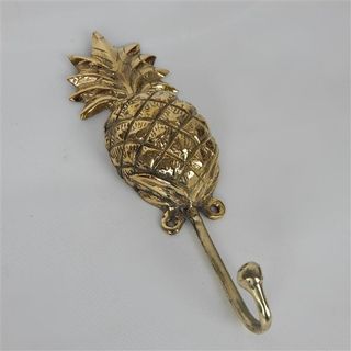 Brass Hook Pineapple 20cm long