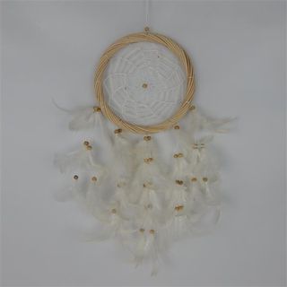 Spiderweb Dreamcatcher White 17cm x 40cm long