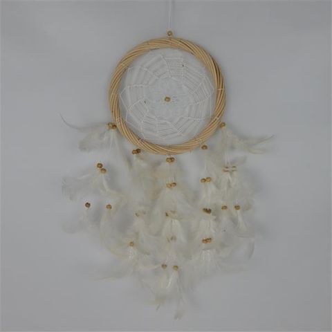 Spiderweb Dreamcatcher White 17cm x 40cm long