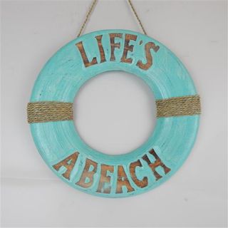 Lifes a Beach Ring Aqua 30cm dia