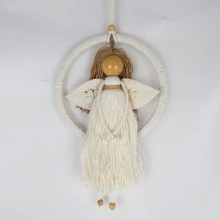 Angel in a Circle Cream 17cm x 25cm long