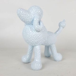 Resin Poodle Coconut Ice 11cm x 23cm x 22cm high