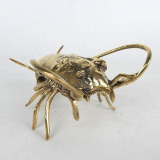 Brass Crayfish Small 14cm x 11.5cm wide x 9cm high