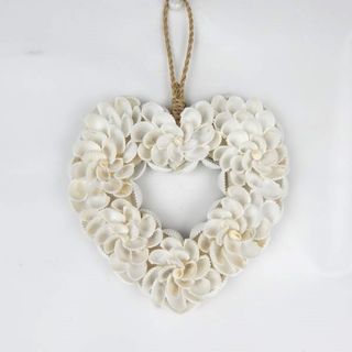 Petal Doublesided Shell Heart Small 12cm x 12cm