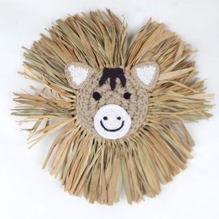 Raffia Donkey 35cm dia