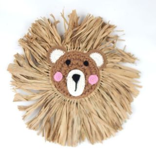 Raffia Bear 40cm dia