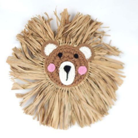 Raffia Bear 40cm dia