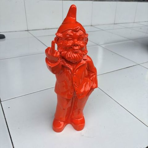 Pop Gnome w Finger Orange 35cm h DUE LATE MARCH