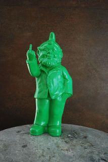 Pop Gnome w Finger Green 35cm h DUE JUNE