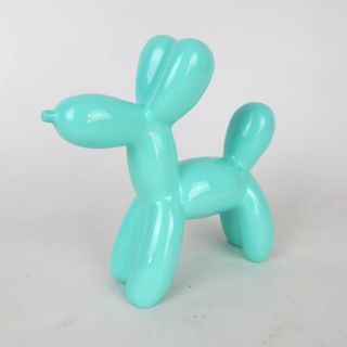 Resin Dog Mint Green 20cm x 7cm x 21cm
