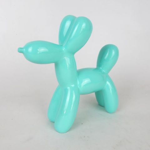 Resin Dog Mint Green 20cm x 7cm x 21cm