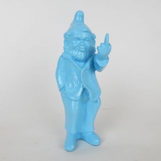 Mini Naughty Gnome Icy Blue 18cm high
