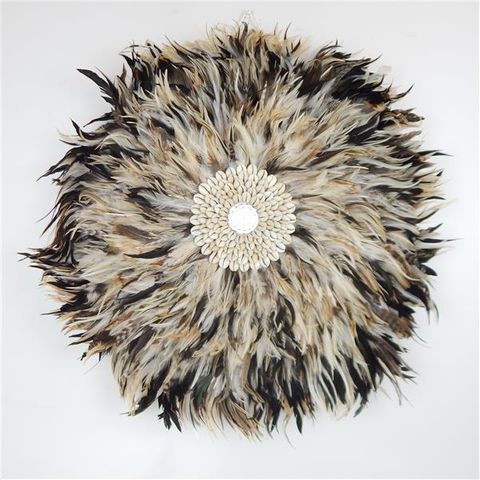 Ayam Feather Circle Natural Light 60cm DUE JUNE