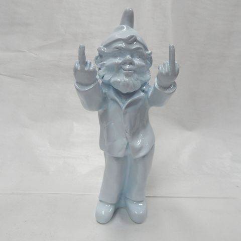 Gnome Double Finger White 30cm high