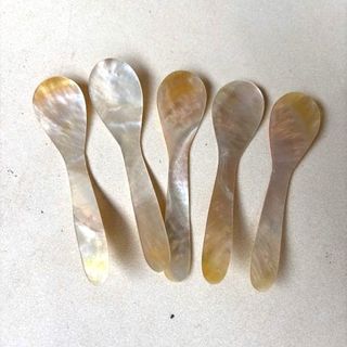 Shell Teaspoons s/5 12cm long DUE JUNE
