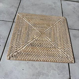 Lombok Placemat Square Natural 30cm x 30cm DUE JUNE