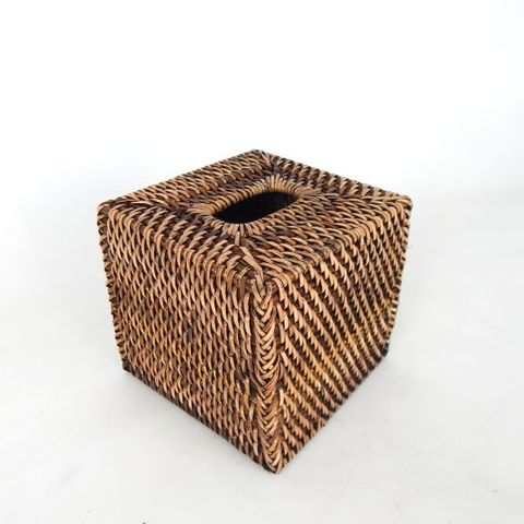 Lombok Tissue Box Small Natural 13cm x 13cm x 13cm
