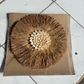 Grass Wall Circles s/3 Cream/Brown/Pink 23cm dia DUE JUNE