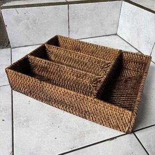 Lombok Cutlery Tray Natural 30cm x 40cm x 8cm DUE JUNE