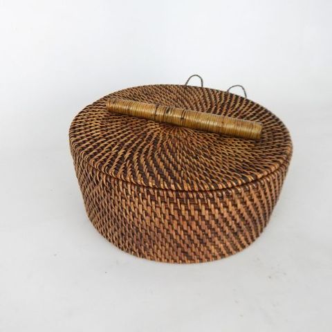 Lombok Container w Lid Large 25cm x 10cm h