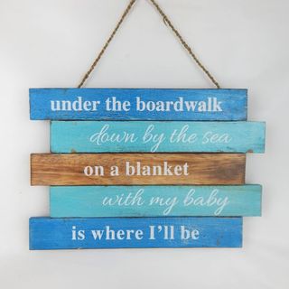 Sign 'Under the Boardwalk" 45cm x 30cm high