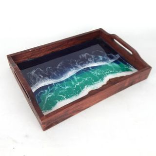 Oceania Tray w Handles 36cm x 26cm x 4.5cm h