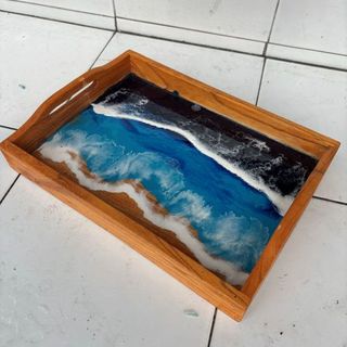 Oceania Tray w Handles 36cm x 26cm x 4.5cm high DUE JUNE