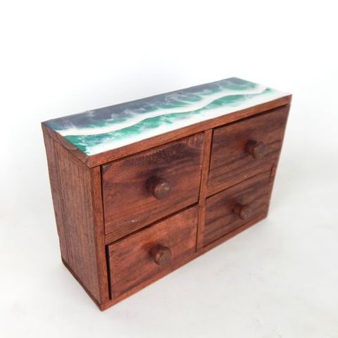 Oceania Trinket 4 Drawers 30cm x 13cm x 20cm