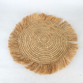 Raffia Placemat Natural 40cm dia