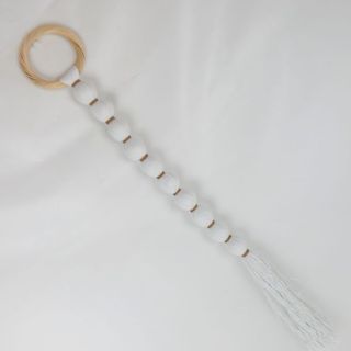 Bola Tassel White 80cm long