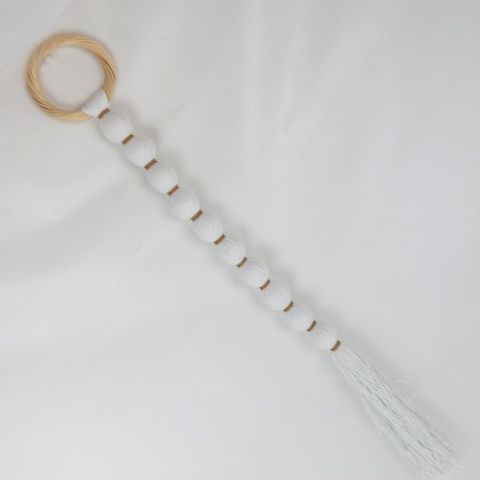 Bola Tassel White 80cm long