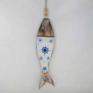 Crete Fish Large  11 x 49cm long White