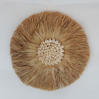 Grass Wall Circle Cream 23cm dia