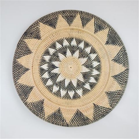 Lombok Deco Plate Multicoloured 60cm dia