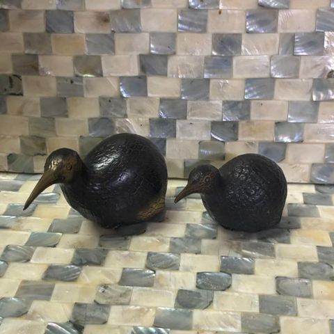 Brass Nesting Kiwi Large DUE NOV