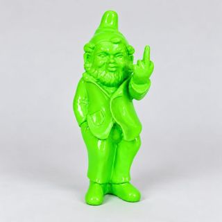 Mini Naughty Gnome Fluro Green 18cm high DUE NOV