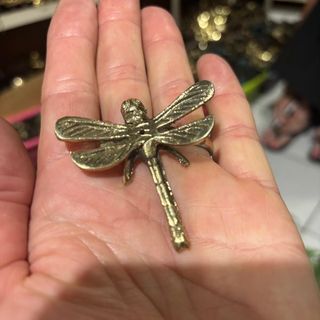 Brass Mini Dragonfly 5cm x 4cm high