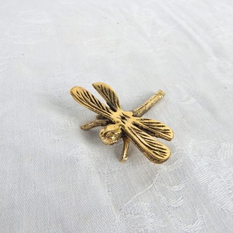 Brass Mini Dragonfly 5cm x 4cm high