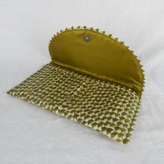 Jati Clutch Purse Green 28cm x 17cm high