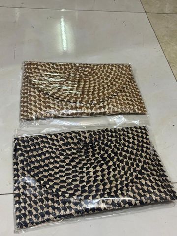 Jati Clutch Purse Chocolate 28cm x 17cm high  DUE 20TH MAY
