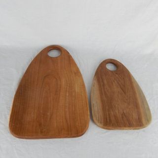 Teak Oval Board Small 20cm x 30cm