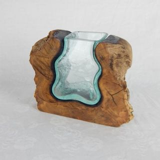 Driftwood Bubble Vase 9cm x 20cm x 17cm h
