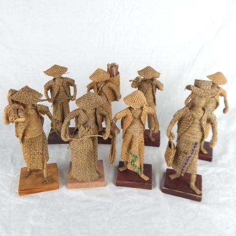 Asri Village People Allsorted 21cm high s/3