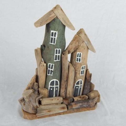 Mini Lighthouse Duo 17cm x 23cm h