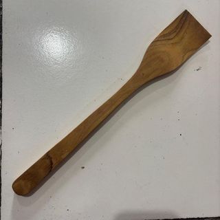 Teak Flat Ended Spoon 5cm x 30cm long DUE NOV