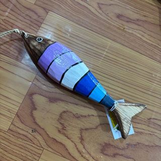 Crete Stripy FIsh Purples 17cm long DUE NOV